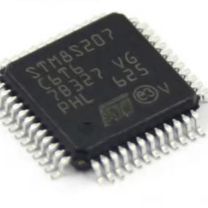 FLASH chip STM8S207C6T6 new original microcontroller ic MCU STM8S207C6T6TR in stock stm8s207 LQFP48