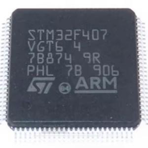 Original New STM32F407VGT6 STM32F4 Microcontroller STM32F407VGT6TR in stock IC MCU with 32Bit flash chip LQFP100