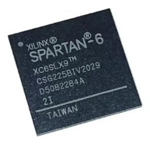 Original New XC6SLX9 2CSG225I integrated circuit FPGA ic chip XC6SLX9 2CSG225I electronic components bga225