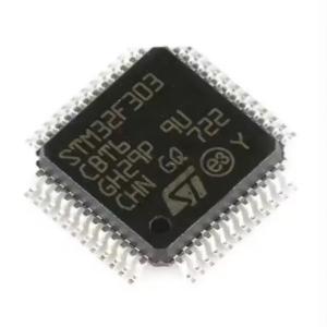 STM32F303CBT6 new original STM32F3 Microcontroller STM32F303CBT6TR in stock IC MCU 32BIT 128KB FLASH 48LQFP