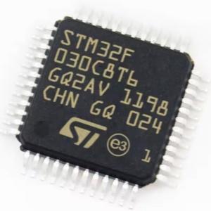 100% New Original STM32F030C8T6 IC Microcontrollers MCU STM32F030 32BIT 64KB FLASH STM32 Chip 48LQFP STM32F030C8T6TR