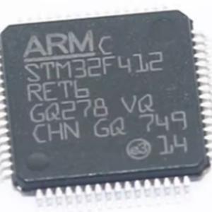 ARM Microcontroller STM32F412RET6 new original STM32F412RET6TR IC MCU LQFP64 stm all series FLASH ic chip