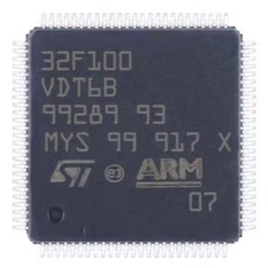 STM32F100 new original IC MCU STM32F100VDT6B in stock 32bit FLASH chip STM32F100VDT6BTR LQFP100 stm32