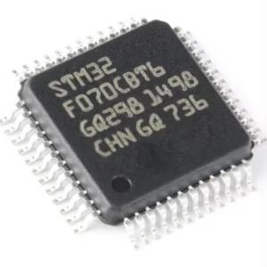 Original New STM32F070CBT6 ic MCU chip lqfp48 microcontroller STM32F070CBT6TR integrated circuit