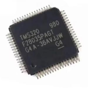 New Original TMS320F28035PAGT 32-bit MCU with 60MHz 128KB flash TMS320F28035PAGTR in stock TMS320F28035 TQFP64