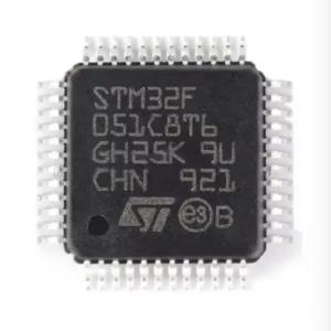 New Original STM32F051C8T6 in stock stm32 ic MCU lqfp48 32bit microcontroller STM32F051C8T6TR integrated circuit